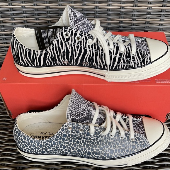 Converse Chuck 70 OX Black/Egret/Egret MEN`S - Picture 2 of 16